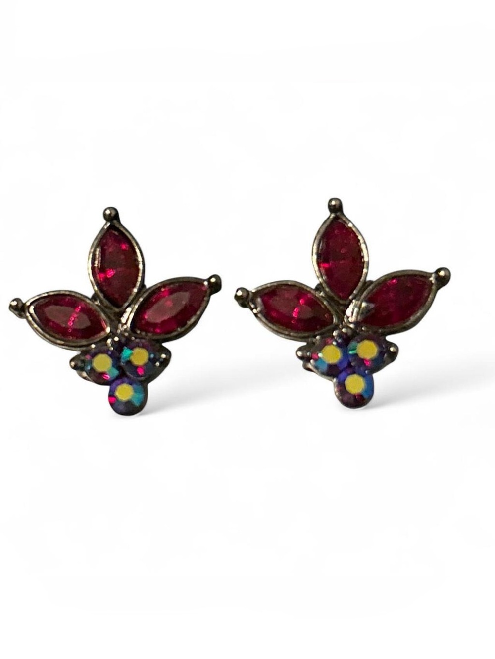 Vintage-revival costume jewelry earrings